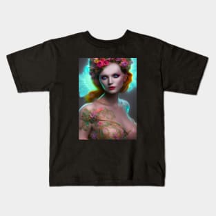 Diana Goddess of the Hunt Kids T-Shirt